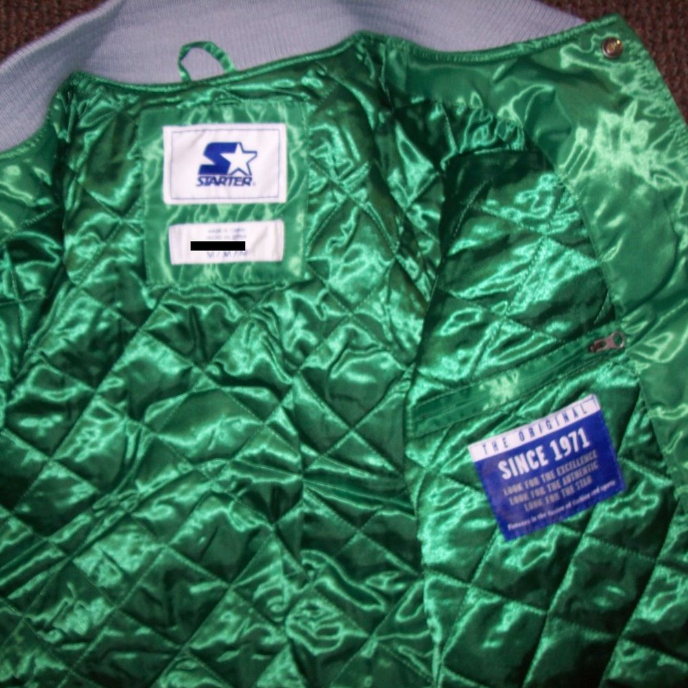 PHILADELPHIA EAGLES Starter Jacket Kelly Green - Picture 7 of 11